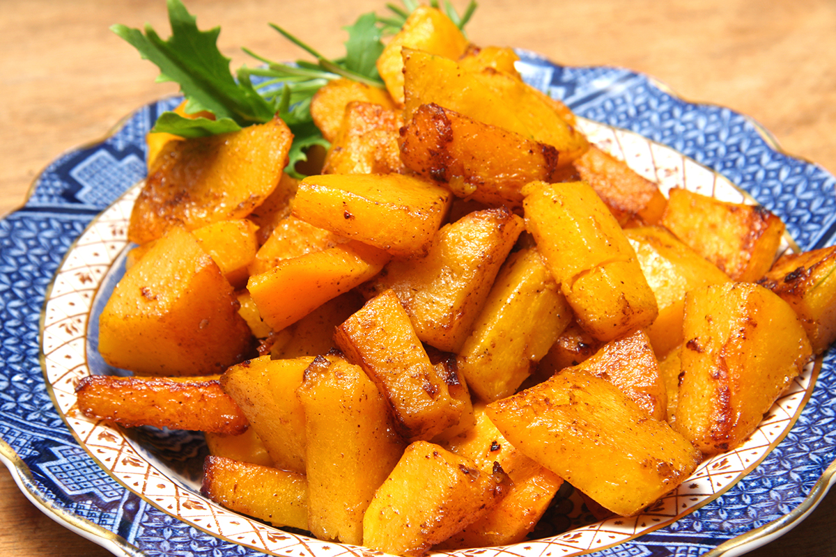Roasted Butternet Squash with Sweet Cinnamon