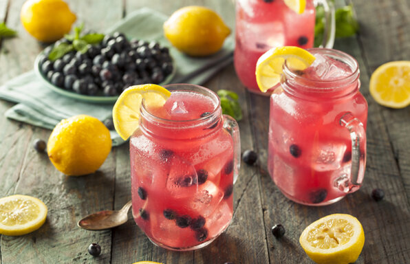 Blueberry Gin Sour